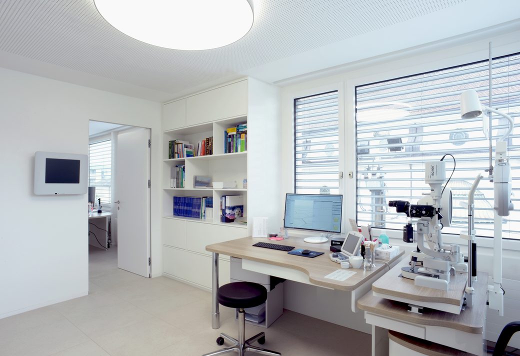 Ricezione e accettazione all'Augen Zentrum Dietikon